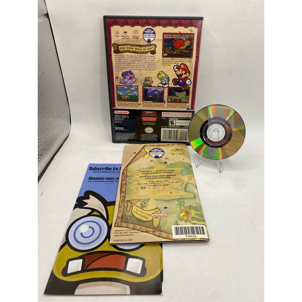 Nintendo Paper Mario: The Thousand-Year Door (GameCube, 2004, Manual Included) - Picture 2 of 2